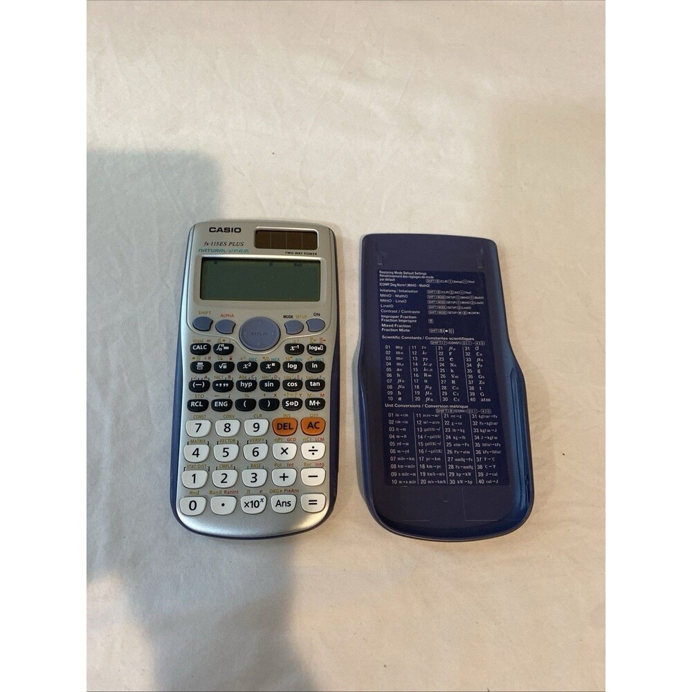 Casio FX-115ES PLUS Scientific Calculator Pre-Owned W/ Cover